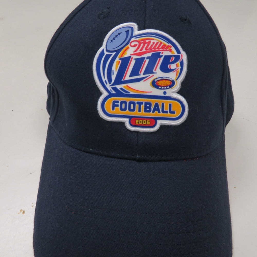 Miller LIte Football 2006 Hat Adjustable Cap Blue